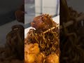 amazing recipe of spicy chapagetti x fried chicken koreanfood asmr