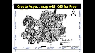 Aspect Map in QGIS | Slope Direction