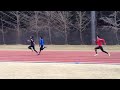 【中大陸上部】28.3.13 2 1の100m2セット目④坂梨12.10針谷12.29