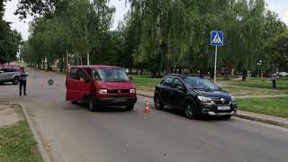 В минувшие выходные в Мозыре произошли два дорожно-транспортных происшествия