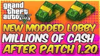 GTA 5 Online: FREE Money & RP Lobby! - Modded Lobbies Online After Patch 1.20 (GTA V Cash Drop)