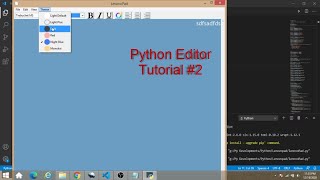 Python Project Tutorial | Make a Notepad Software using Python | Tutorial #2
