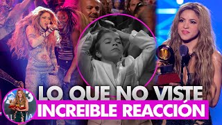 NO SE PUDO CONTENER. Shakira y sus hijos protagonizan conmovedor momento en los premios Grammy 2023.