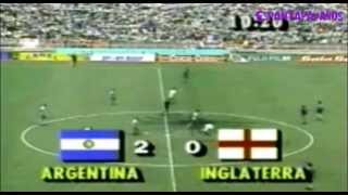 MARADONA, El mejor gol de la historia (Jugada completa) HD, ARG-INGLATERRA, 86