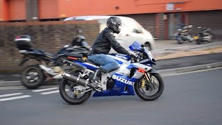 Bikes Leaving A Bike Show - July 2018