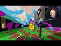 i challenged minibloxia to 1v1 on this special map.. roblox bedwars