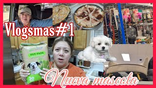 🎄Vlogsmas🎄-Nuestra nueva mascota 🐶🥰/La cena de accion de gracias,estamos super felices.