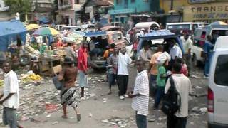 Driving Through Port-Au-Prince Haiti - Post Earthquake