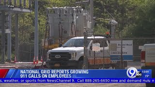 National Grid seeing an increasing number of 911 calls about their employees