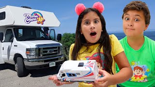 ¡María Clara y JP convierten una autocaravana de juguete en un remolque de verdad!