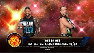 [ njpw spring loser's bracket semi-final  ] - jey uso vs ( dx ) shawn ( Best of 5 out of 3 )