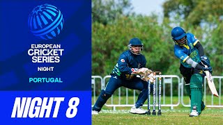 🔴 ECSN Portugal, 2025 | Night 8 | 10 Feb 2025 | T10 Live Cricket | European Cricket