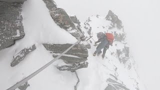 Schneesturm am Glocknerleitl - Whiteout am Großglockner