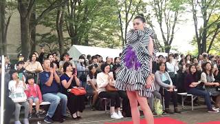 桂由美 2019パリコレ①「Be Vint-Age ファッションフェス」 2019.10.20 代々木公園