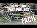 ¿Cómo construir un comedero para pollitos? 