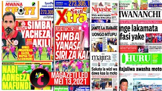 Magazeti Ya Michezo Leo Ijumaa Tar 14 5 2021 Mziki Wa Simba Sauzi Ni Balaa Morrison Full Mzuka