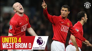 Premier League Classic | Rooney, Ronaldo, Berbatov & Nani punish West Brom | Man Utd 4-0 WBA (08/09)