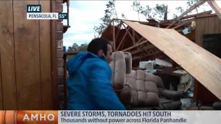 Severe Storms Hit Pensacola Fl