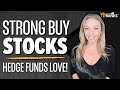 Hedge Funds Buying Up MILLIONS of these 3 “Strong Buy” Stocks! Double Digit Growth Ahead?!