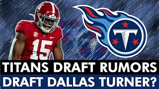 Tennessee Titans Rumors On DRAFTING Dallas Turner At Pick #7? Bleacher Report Titans Draft Rumors