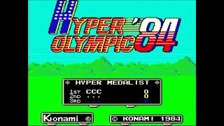 ハイパーオリンピック 84 アーケード 　HYPEROLYMPIC84 コナミ