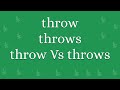 throw | throws | throw Vs throws in Java