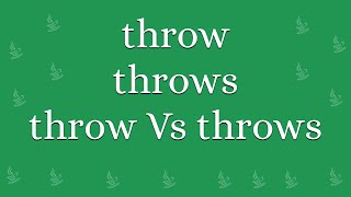 throw | throws | throw Vs throws in Java