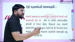 STD-11 COMMERCE | BA | CH-5 | વૈયક્તિક  માલિકી પેઢી ની ફાયદા