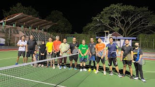 Tenis Rengat : Pak Andri & Erikson vs Pak Lek & Pak Ipung