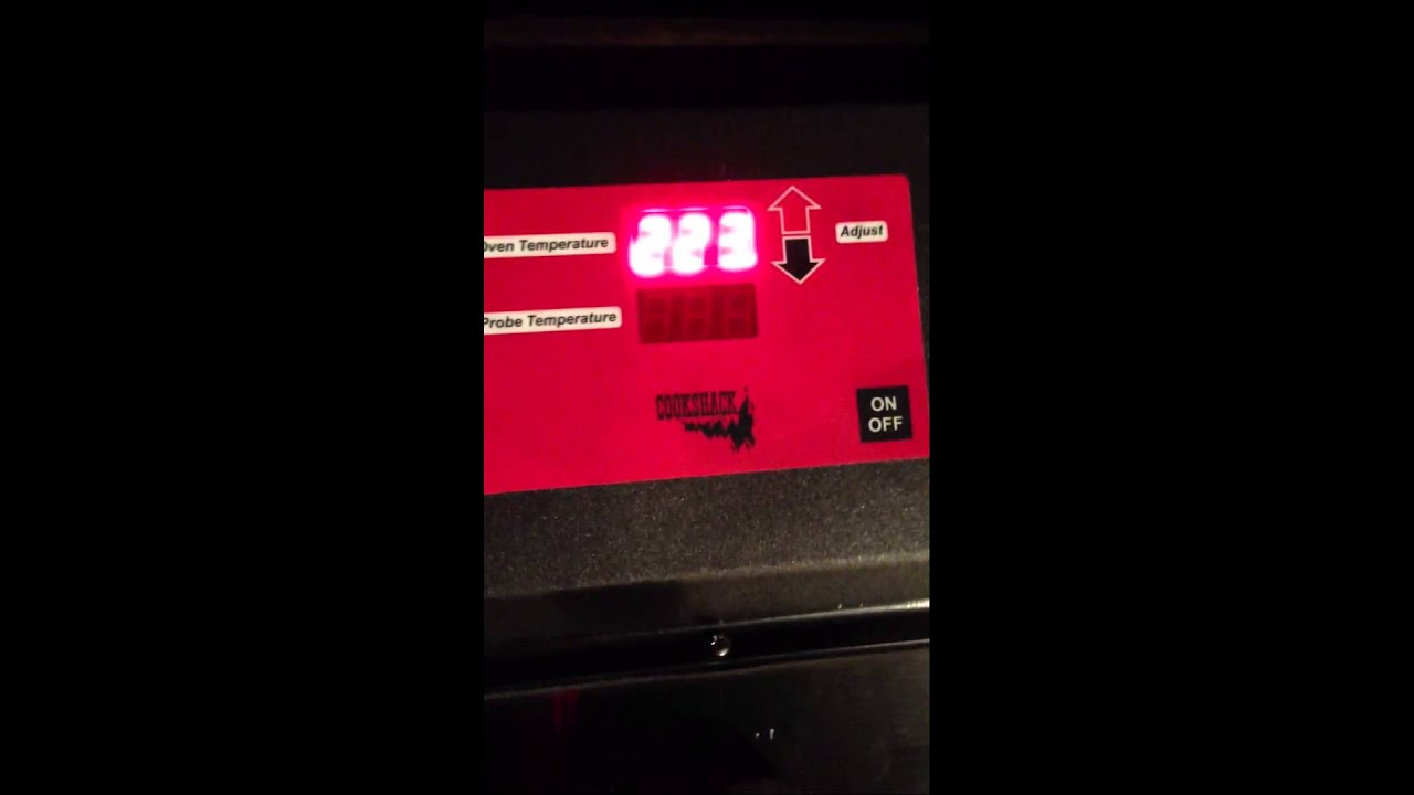 Cookshack Sm025 Smoker Seasoning Youtube