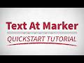 Text At Marker for After Effects Quickstart Tutorial