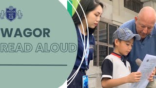 WAGOR READ ALOUD— Wagor International School - Elementary School BEITUN CAMPUS