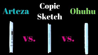 Copic Skin Tones vs Ohuhu vs Arteza - WHICH ONES ARE BEST?!