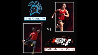 San Gorgonio VS Redlands East Valley, Track Meet 2/25/25