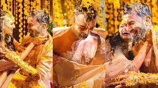 Bollywood Couple Athiya Shetty & KL Rahul's Haldi Ceremony Videos & Pictures Revealed
