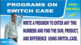 using switch case in java || switch case program in java || #java #amitdas #computereducation2k