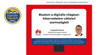 Bizalom a digitális világban: kibervédelem vállalati szemszögből