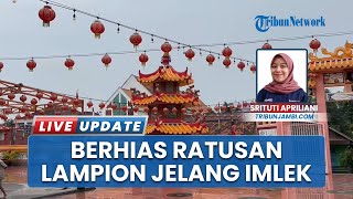 Ratusan Lampion Terpasang di Kelenteng Leng Chun Keng Jambi, Diwarnai Ornamen Serba Merah Khas Imlek