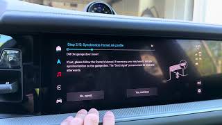 How to Setup and Use Virtual HomeLink Buttons in a 2024 Porsche Cayenne