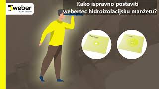 Webertec hidroizolacijska manžeta