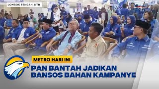 PAN Bantah Jadikan Bansos Bahan Kampanye