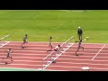 県総体　男子　１１０ｍh　予選