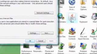 Increase the java heap space for browser applets