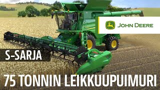 75 tonnin leikkuupuimuri - John Deeren S-sarja