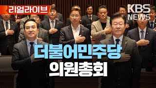 더불어민주당 의원총회/[리얼라이브] 2023년 3월 23일(목)/KBS