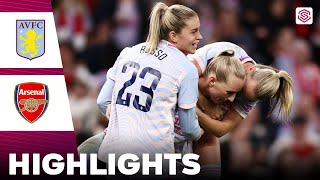 Arsenal vs Aston Villa | What a Game | Highlights | FA Women's Super League 24-0