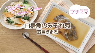 【プチママ♪ミールキット　2017/12/27】白身魚のみぞれ煮・五目うま煮