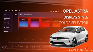 Opel Astra 2022 | Display style
