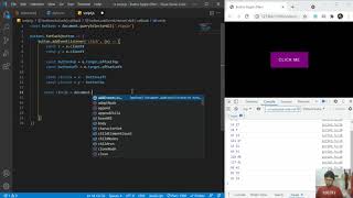 Button with ripple effect in JavaScript (Coding Timelapse)