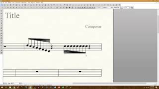 Finale v25.5: Feathered Notation